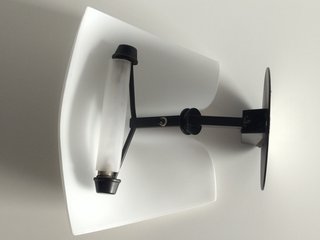 Applique Foscarini Plana Vetro Bianco Nero