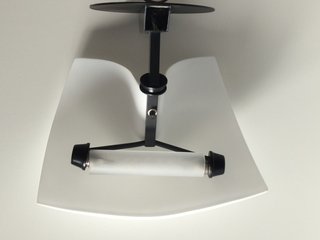 Applique Foscarini Plana Vetro Bianco Nero