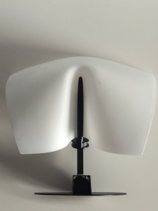 Applique Foscarini Plana Vetro Bianco Nero