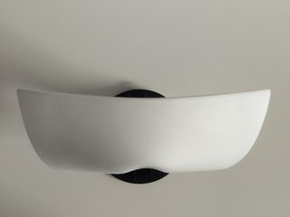 Applique Foscarini Plana Vetro Bianco Nero