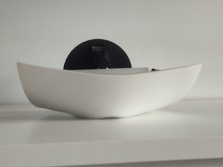 Applique Foscarini Plana Vetro Bianco Nero