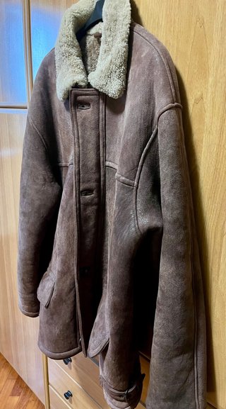 Montone uomo vintage marrone