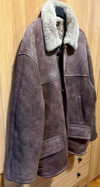 Montone uomo vintage marrone