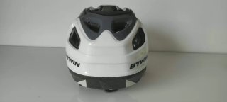 Casco Btwin 100 Blanco/Gris