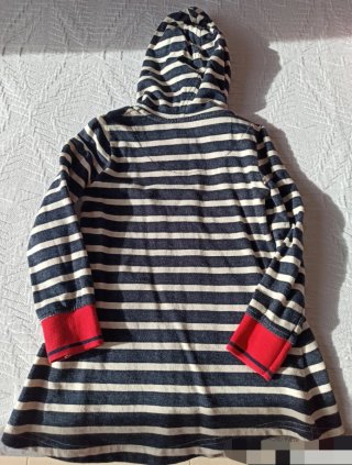Vestido rayas T.3 algodón