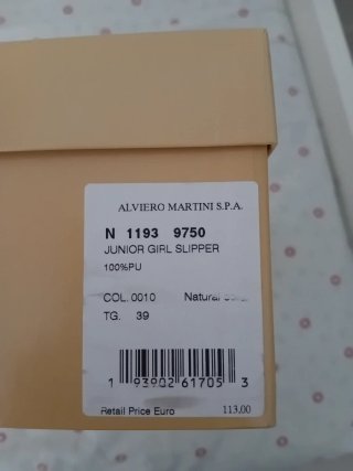 Ciabatte Alviero Martini nuove marroni
