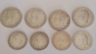 Lotto Monete Spagnole Pesetas d'epoca