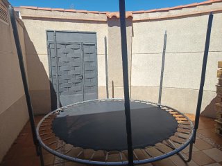 Cama elástica para saltar