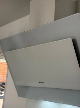 Campana extractora 90cm blanca