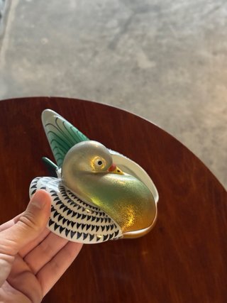 Scodella piccione porcellana Mangani