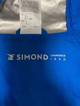 NUEVA Chaqueta Montaña Simond Talla S Azul