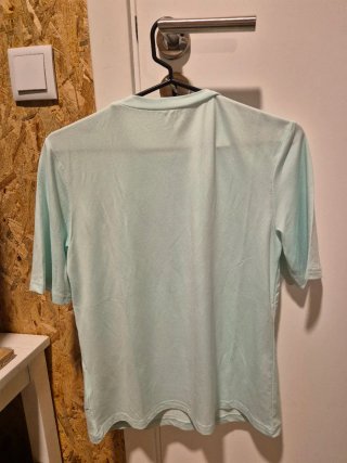 T-shirt verde água, unisexo