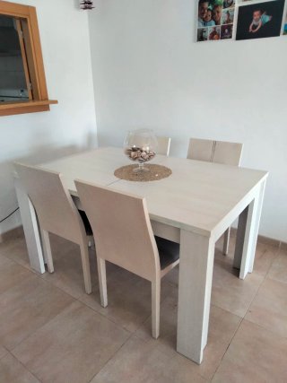 Mesa Comedor Extensible Madera