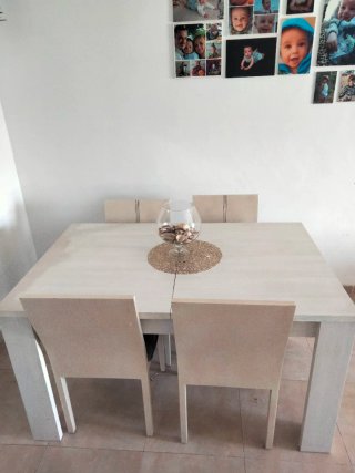 Mesa Comedor Extensible Madera