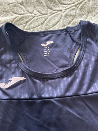 Conjunto Padel Joma Azul Marino y Blanco.