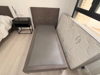 Cama individual completa 90x190 cm