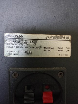 Altavoces Sony SS-E46 80W