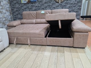 Sofá Cama Chaise Longue Reversible con Arcón
