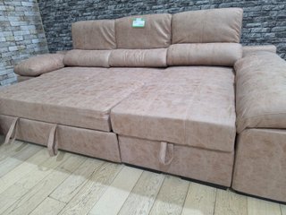 Sofá Cama Chaise Longue Reversible con Arcón