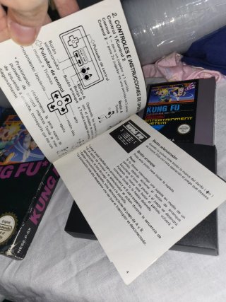 Kung Fu NES - Box Nero Completo in Spagnolo