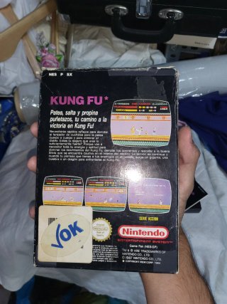 Kung Fu NES - Box Nero Completo in Spagnolo