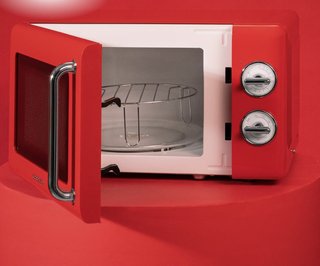 Microondas Reto Vintage CECOTEC 20L Red NUEVO