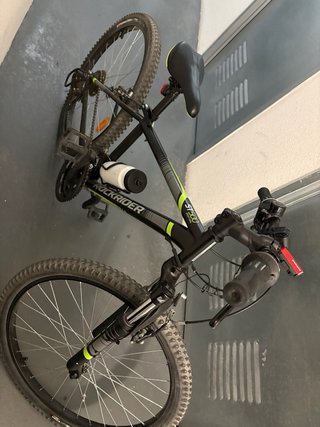 Bicicleta Rockrider ST500 Negra/Verde