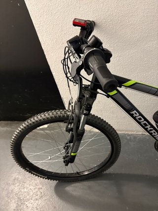 Bicicleta Rockrider ST500 Negra/Verde