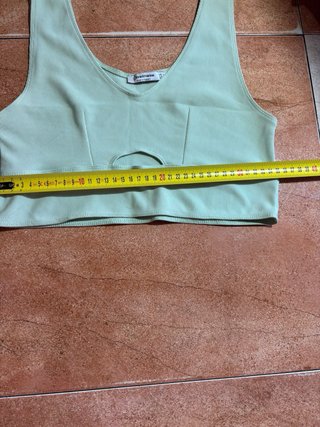 Top tirantes mujer verde