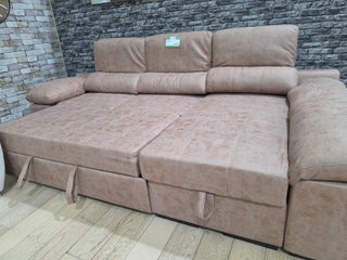 Sofá Cama Chaise Longue Reversible con Arcón