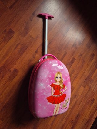 Maleta de viaje infantil con ruedas tamaño mochila