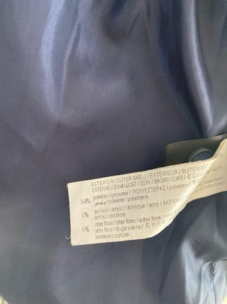 Casaco xadrez Pull&Bear azul e castanho