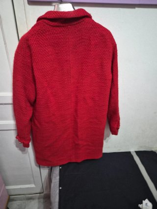 Chaqueta Zara Roja Texturizada