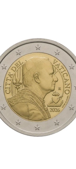 Monedas estuche Euros Vaticano 2026 Papa León XIV
