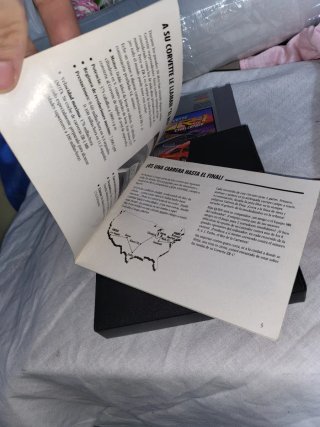 Corvette ZR-1 Challenge NES Completo Caja Manual