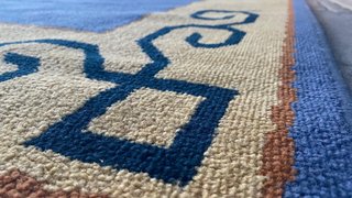 Lote 2 Tappeti Classici Blu e Beige