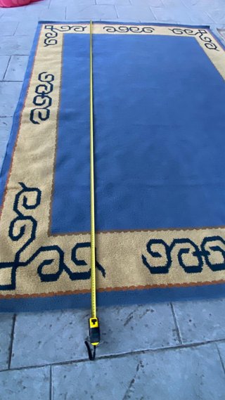 Lote 2 Tappeti Classici Blu e Beige