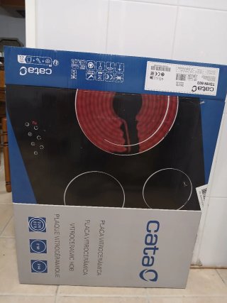 Vitrocerámica Cata 3 fuegos