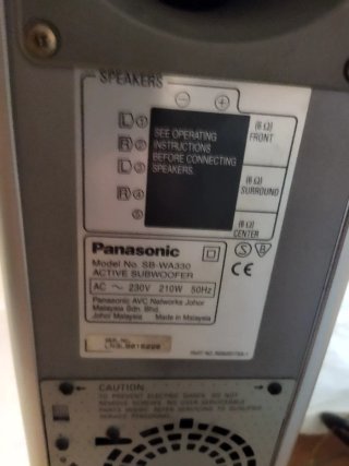 Home Cinema Panasonic