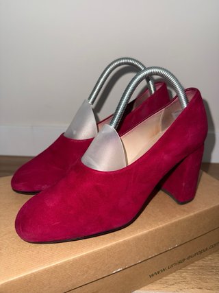 Zapatos Unisa Tacón Rojo Talla 37