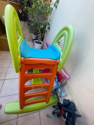 Tobogán Infantil Feber Azul y Naranja