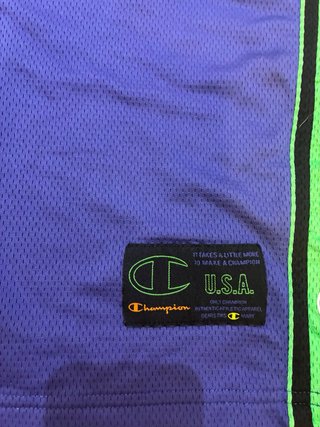 Pantalón corto Champion baloncesto malla morado ve