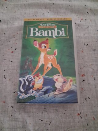 Película VHS Bambi Clásicos Disney