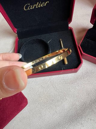 Pulsera acero inoxidable inspirada Cartier Love