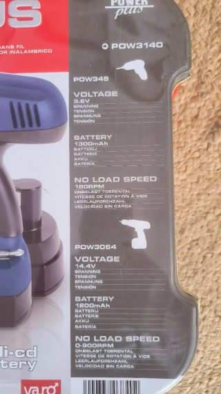 Kit Powerplus 14,4V Taladro + Atornillador