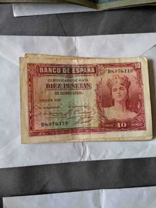 Lote Billetes Pesetas Antiguos