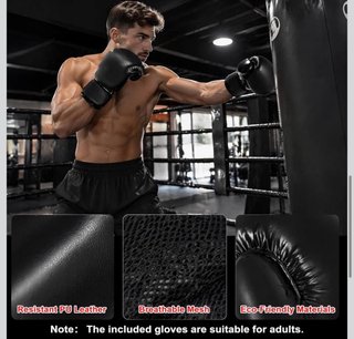 Saco Boxeo Adulto 180cm Inflable NUEVO