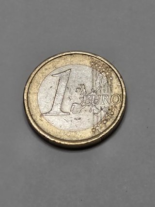 Moneda 1 Euro Eire 2002 Arpa Celta Exceso Metal