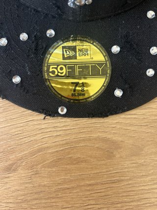 Cappello New Era Nero con Strass