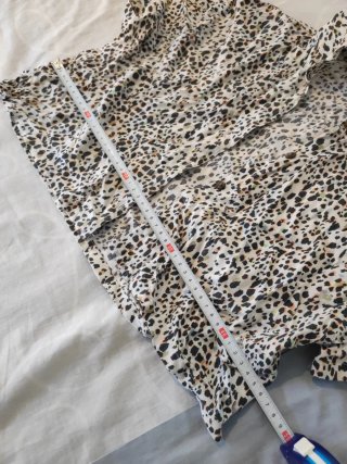 Camisa estampada manga corta niña